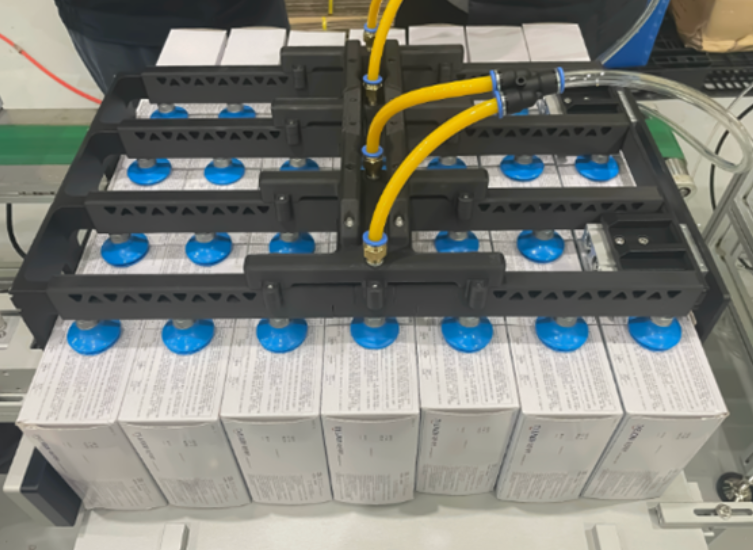 Lightweight 3D printed tooling on packaging line